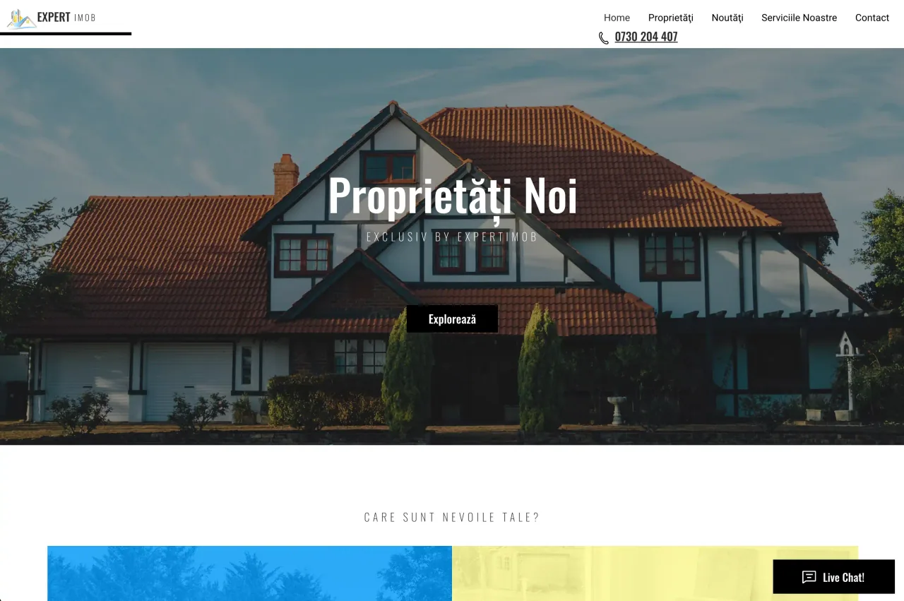 Studiu de caz Expert Imob, site imobiliar auto-gestionat în Moreni